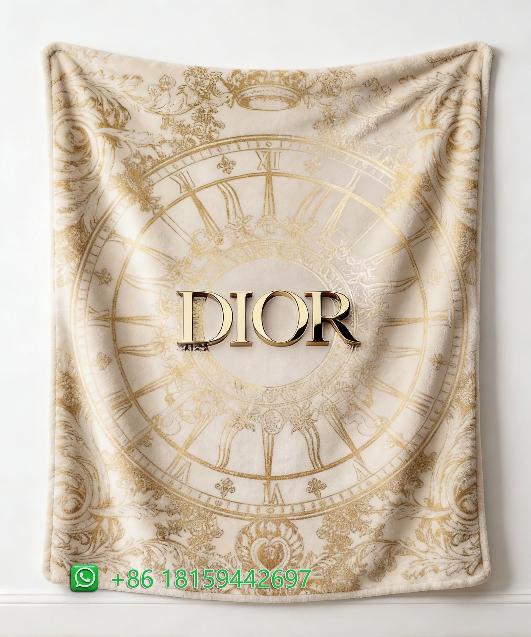 Dior Throw Blankets